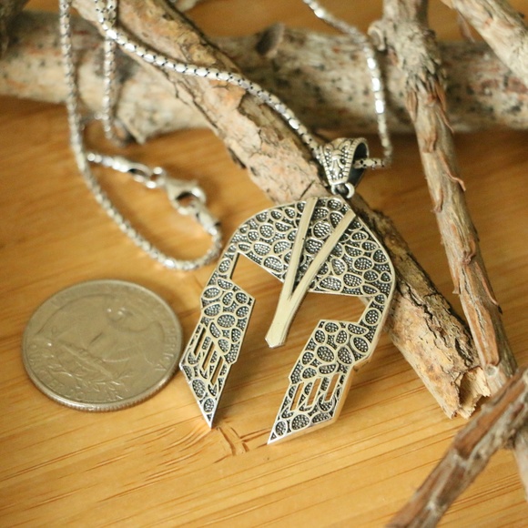 Silver GLADIATOR men’s necklace Vegas Knights. - Picture 5 of 8